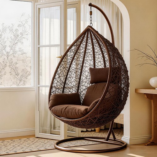 Rattan swing egg chair garden - swing,