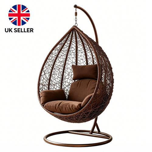 Rattan hanging egg swing - hanging,