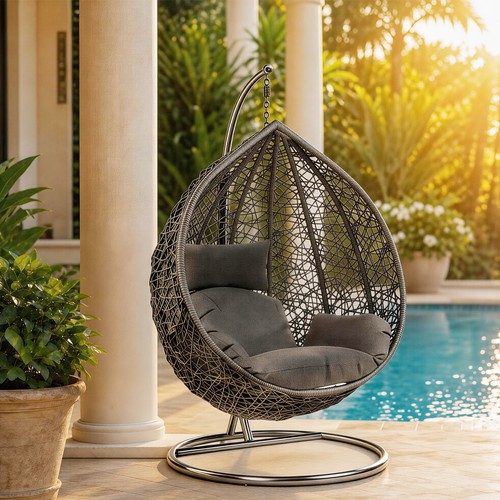 Rattan swing egg chair outdoor - rattan,