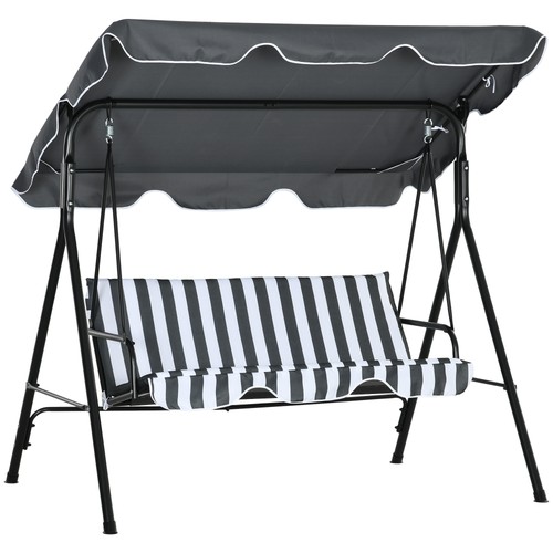 Outsunny outdoor metal hammock - metal,