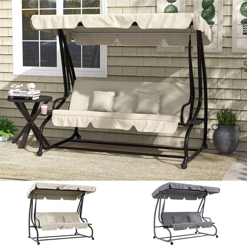 Seater garden swing chair - 3,