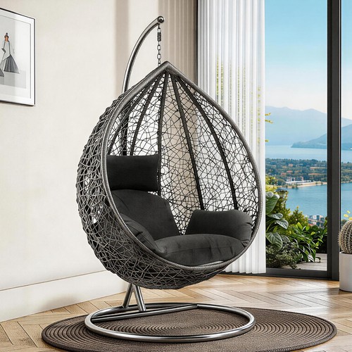 Hanging rattan egg - hanging,